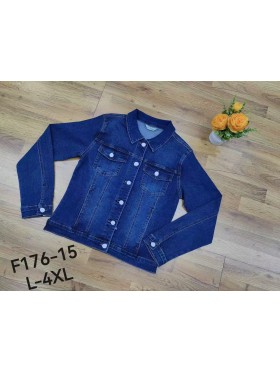 Kurtki Jeansowe damskie ,size l-4xl, paczka 10szt,