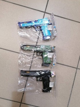 ZABAWKI  Pistolet,6SZT/PACZKA,KOLOR JAK NA ZDZIĘCIU