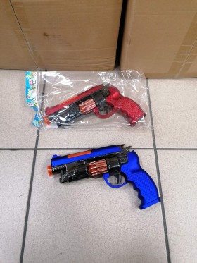 ZABAWKI  Pistolet,6SZT/PACZKA,KOLOR JAK NA ZDZIĘCIU