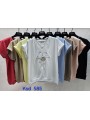 Bluzki damskie Tureckie, size standard ,paczka 12szt mix kolor