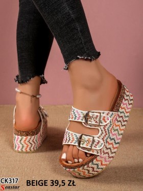 Buty Klapki Damskie (36-41,12par)