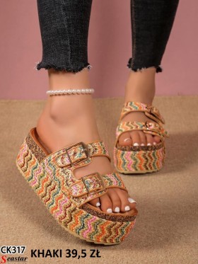 Buty Klapki Damskie (36-41,12par)