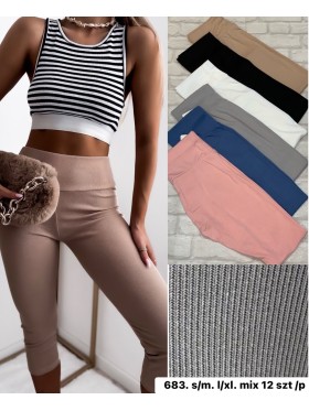 Legginsy damskie  ,size S-xl, paczka 12szt,MIX kolor