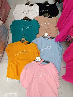 Bluzki damskie  Tureckie,size UNI, paczka 10szt,MIX kolor