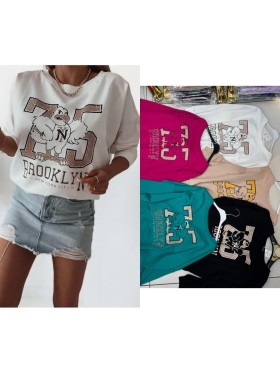 Bluzy damskie  Tureckie,size UNI, paczka 10szt,MIX kolor