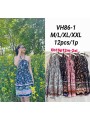 Sukienki damskie  ,size m-2xl, paczka 12szt ,mix kolor