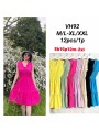 Sukienki damskie  ,size m-2xl, paczka 12szt ,mix kolor