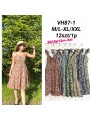 Sukienki damskie  ,size m-2xl, paczka 12szt ,mix kolor