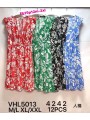Sukienki damskie  ,size m-2xl, paczka 12szt ,mix kolor
