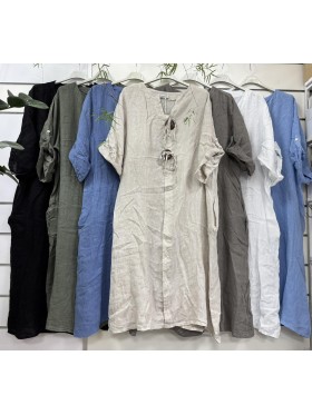 Sukienki damskie Włoskie ,size UNI, paczka 6szt,MIX kolor