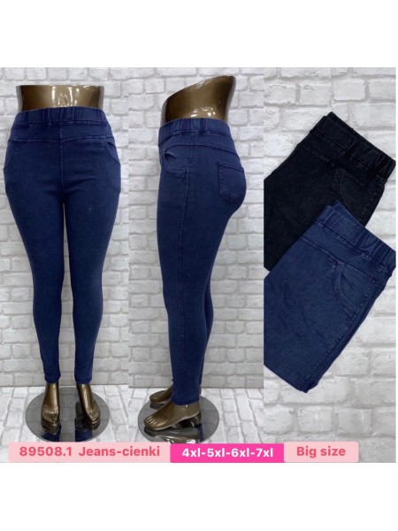 Spodnie damskie ,size 4-7xl, paczka 12szt,MIX kolor