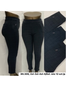 Spodnie damskie ,size 2-6xl, paczka 12szt,MIX kolor