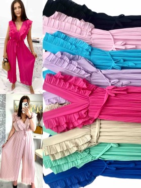 Kombinezony Biust do 140cm długość 150cm damskie Włoskie ,size UNI, paczka 6szt,mix kolor