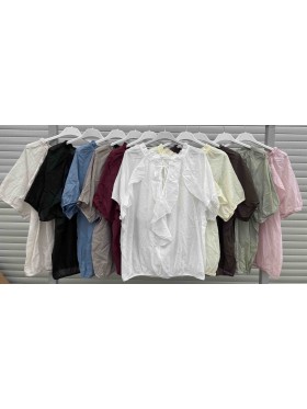 Bluzki damskie Tureckie, size standard ,paczka 12szt mix kolor
