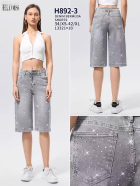 Spodenki jeansowe damskie ,size 34-42, paczka 10szt,