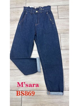 Jeansy damskie M'sara ,size xs-xl, paczka 12szt,