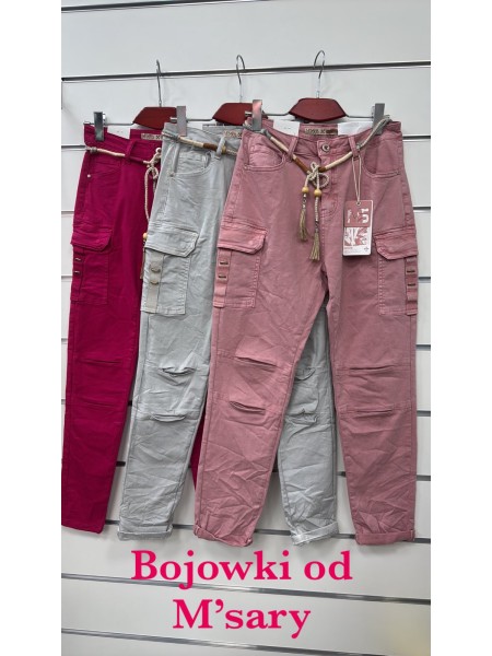 Jeansy damskie M'sara ,size xs-xl, paczka 10szt,1 kolor