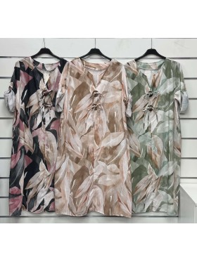 Sukienki damskie Włoskie ,size UNI, paczka 6szt,mix kolor