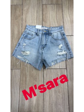 Spodenki jeansowe damskie M'sara,size XS-xl, paczka 10szt,