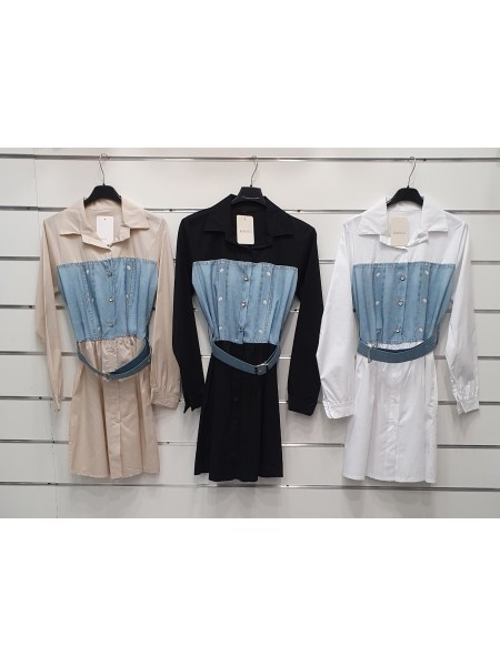 Sukienki damskie wloskie, Size uni ,paczka 6szt,mix kolor