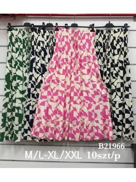 Spódnica długa damskie ,size m-2xl, paczka 10szt,mix kolor