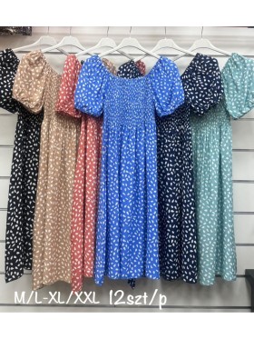 Sukienki damskie ,size m-2xl, paczka 12szt,mix kolor