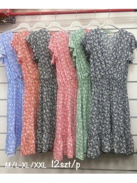 Sukienki damskie ,size m-2xl, paczka 12szt,mix kolor