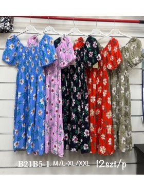 Sukienki damskie ,size m-2xl, paczka 12szt,mix kolor