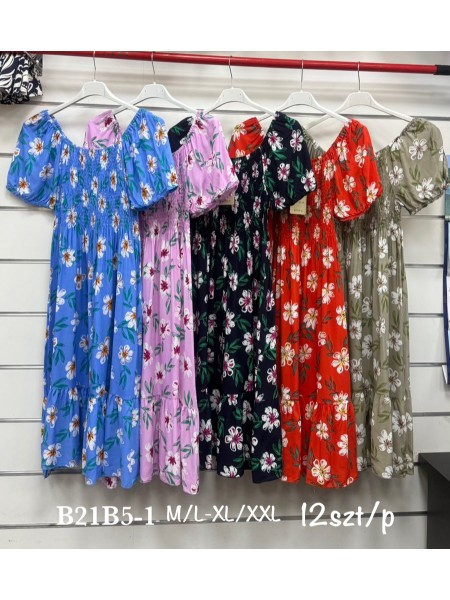 Sukienki damskie ,size m-2xl, paczka 12szt,mix kolor