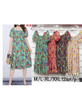 Sukienki damskie ,size m-2xl, paczka 12szt,mix kolor