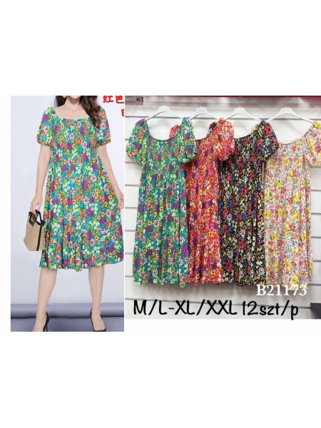 Sukienki damskie ,size m-2xl, paczka 12szt,mix kolor