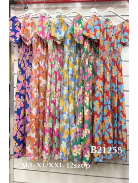 Sukienki damskie ,size m-2xl, paczka 12szt,mix kolor
