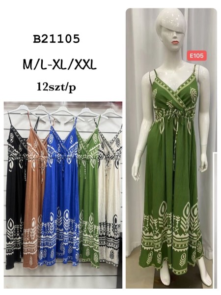 Sukienki damskie ,size m-2xl, paczka 12szt,mix kolor