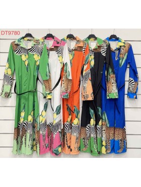 Sukienki damskie wloskie, Size uni ,paczka 6szt,mix kolor