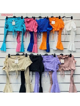 Bluzki damskie wloskie, Size uni ,paczka 6szt,mix kolor