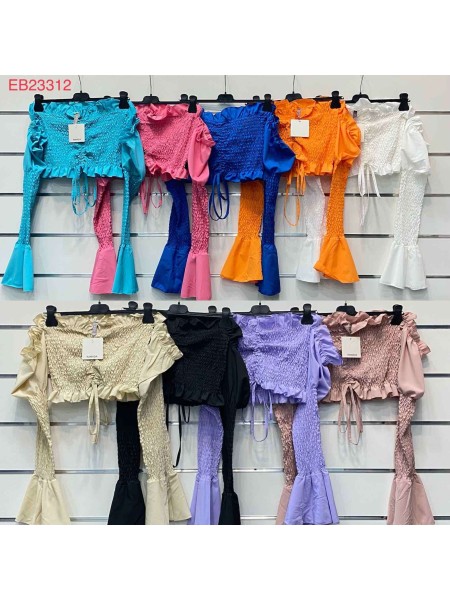 Bluzki damskie wloskie, Size uni ,paczka 6szt,mix kolor