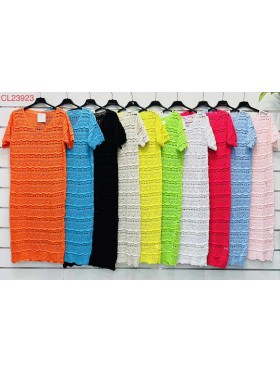 Sukienki damskie wloskie, Size uni ,paczka 6szt,mix kolor