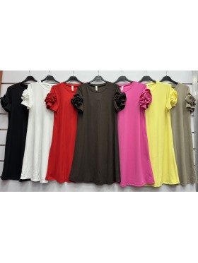 Sukienki damskie wloskie, Size uni ,paczka 6szt,mix kolor