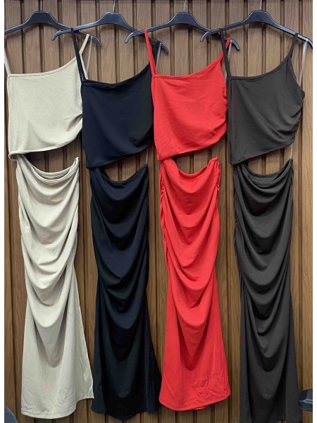 Sukienki  damskie wloskie , Size uni,paczka 6szt,mix kolor