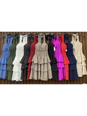 Sukienki  damskie wloskie , Size uni,paczka 6szt,mix kolor