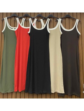 Sukienki  damskie wloskie , Size uni,paczka 6szt,mix kolor