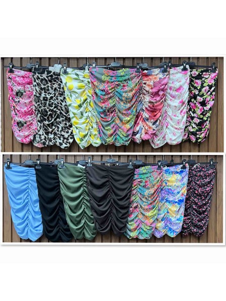 Spódnica damskie wloskie , Size uni,paczka 6szt,mix kolor