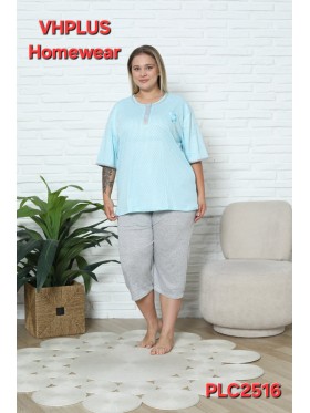 Piżama damskie tureckie, Size 4xl-6xl,paczka 10szt,mix kolor