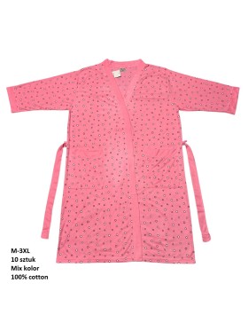 Szlafrok damskie , Size m-3xl,paczka 10szt,mix kolor