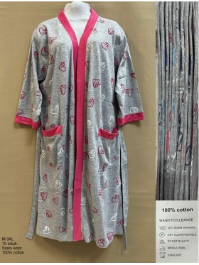 Szlafrok damskie , Size m-3xl,paczka 10szt,1kolor