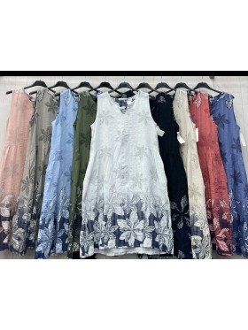 Sukienki damskie wloskie, Size uni,paczka 6szt,mix kolor
