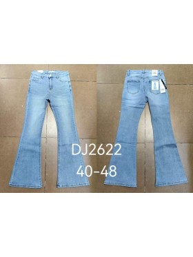 Jeansy damskie ,size 40-48, paczka 10szt,