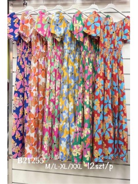 Sukienki damskie ,size m-2xl, paczka 12szt,mix kolor