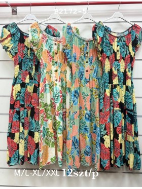 Sukienki damskie ,size m-2xl, paczka 12szt,mix kolor