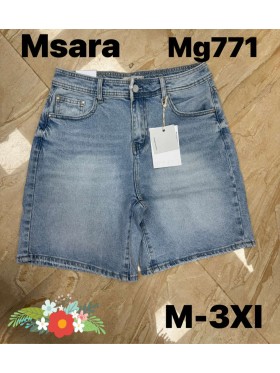 Spodenki jeansowe damskie M'sara,size M-3xl, paczka 10szt,